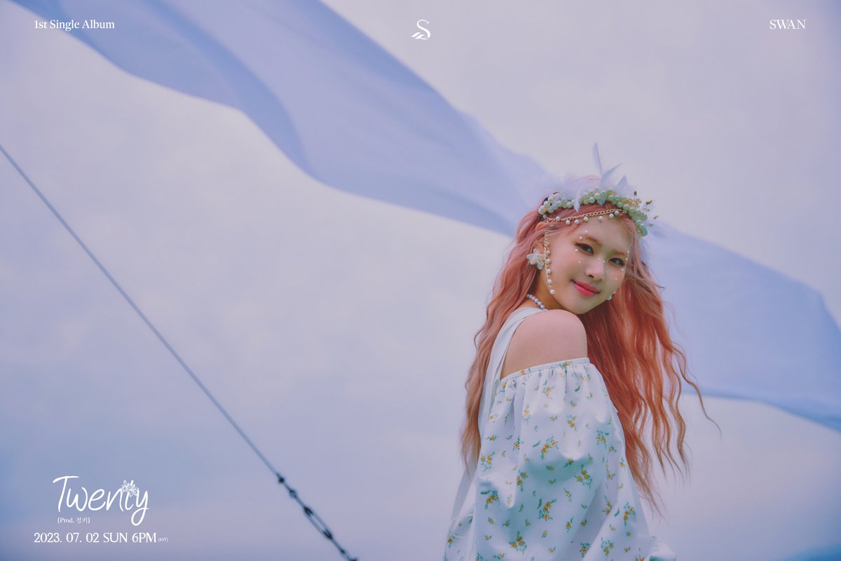 RBW_PURPLEKISS's tweet photo. [#수안]  

1st Single Album [Twenty (Prod. 정키)]

🦢 CONCEPT PHOTO #3 🦢

2023.07.02 6PM RELEASE✔    

#SWAN #Twenty https://t.co/RMqOPrOkQh