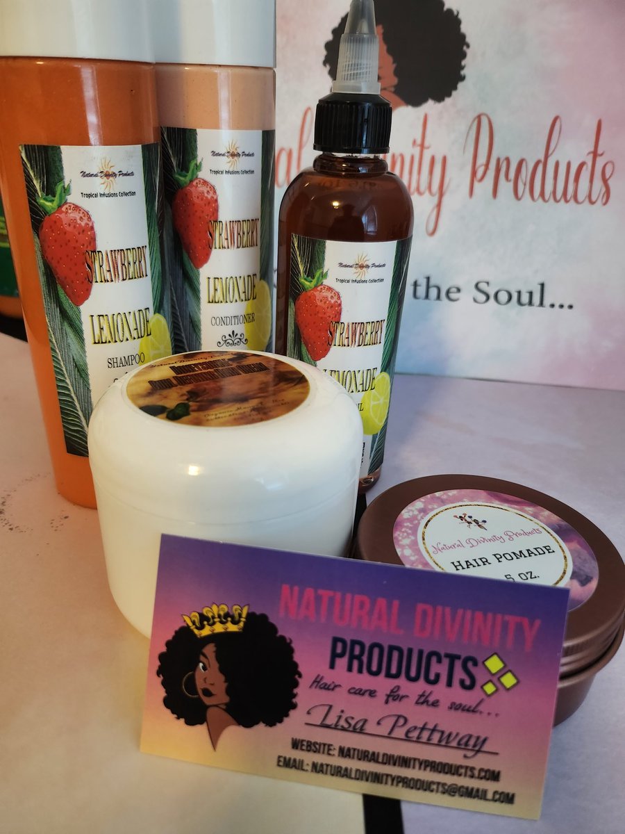 This is the School Giveaway winner Goodie bag. Be sure to shop Natural Divinity Products ✨️ Hair Care for the Soul... 

#natural #naturalhair #hairproducts #haircare #curlyhair #freegiveaway #queenssupportqueens #blackgirlmagic #support #hair #fyp #sheboss #blackowned