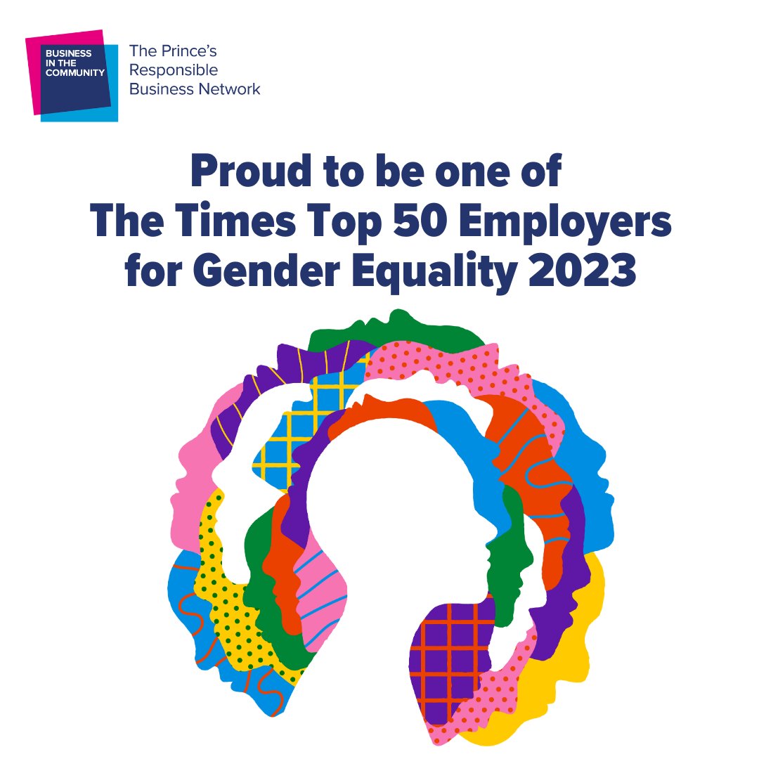 We are delighted to have been listed as one of the @BITC @thetimes Top 50 Employers for Gender Equality 2023, for our commitment to addressing gender inequalities in the workplace.🎉 👉Learn more: bit.ly/435e7HO