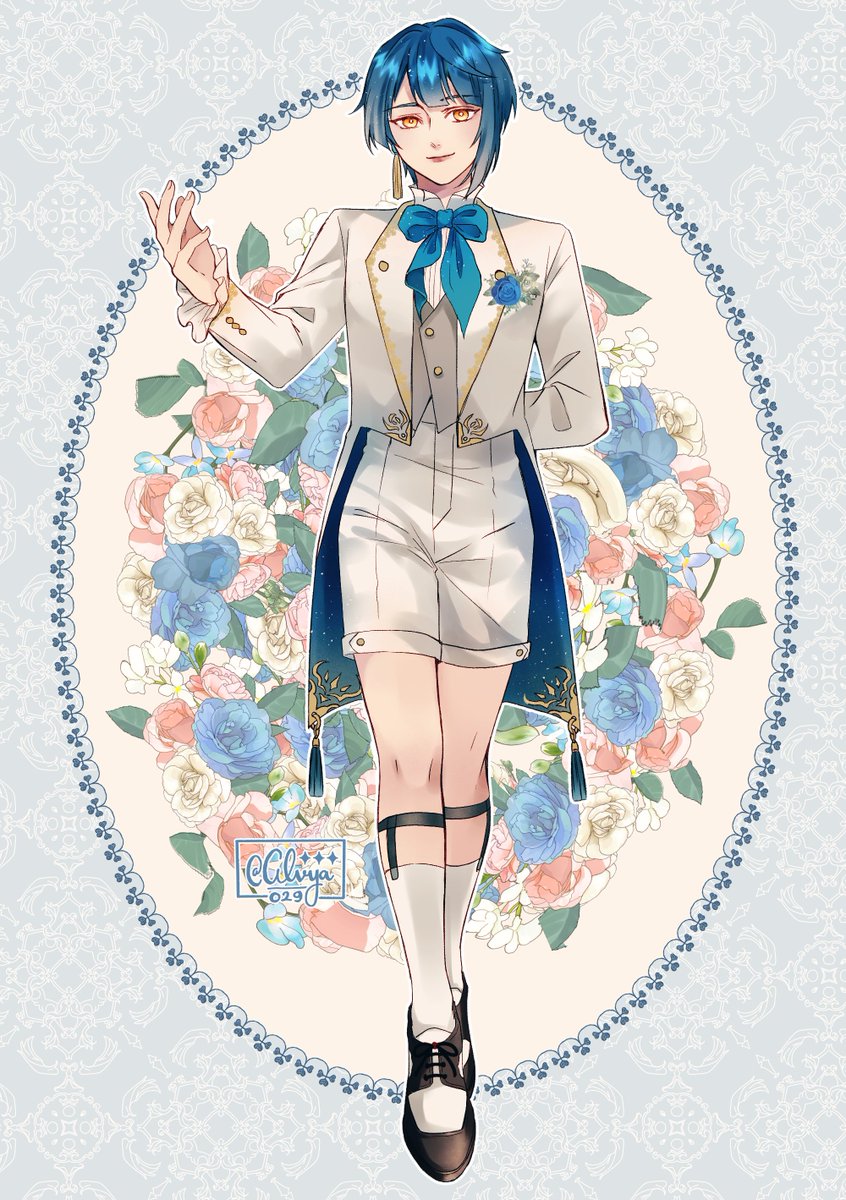 alvya029's tweet photo. june bride xingqiu https://t.co/szlHW0QJuH