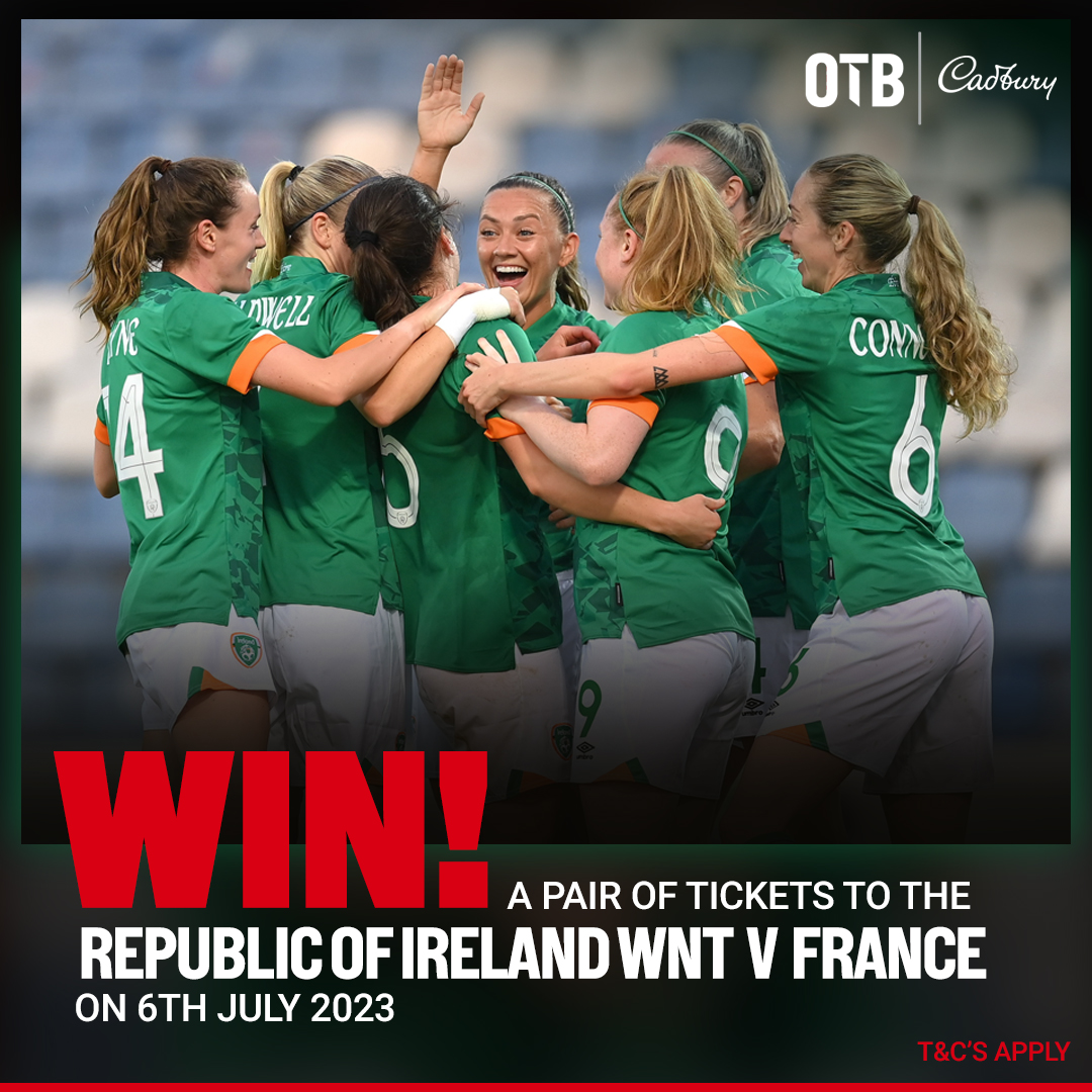 🥳 𝐂𝐎𝐌𝐏𝐄𝐓𝐈𝐓𝐈𝐎𝐍 𝐓𝐈𝐌𝐄 🥳

Thanks to our good friends at <a href="/CadburyIreland/">Cadbury Ireland</a>, we have a pair of tickets for the Republic of Ireland WNT V France game up for grabs 🎟

All you have to do is like and retweet for a chance to win. T&amp;Cs apply.

#CadburySupporterAndAHalf