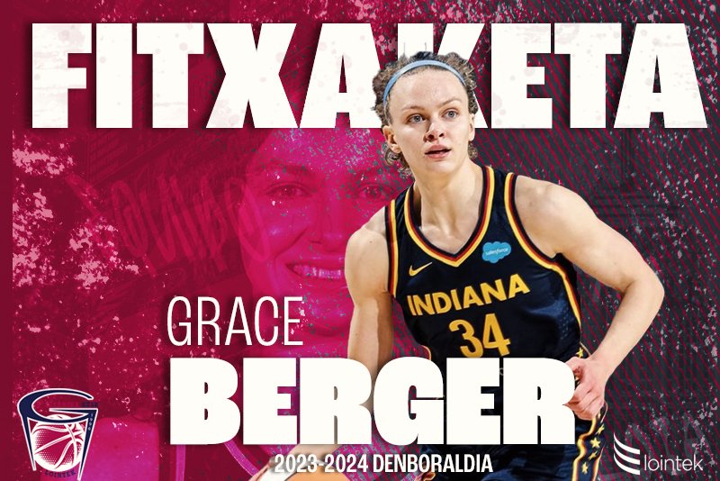 GKesb's tweet photo. 🔒 Grace Berger gutariko bat 🔒

Grace Berger, talento exterior para el Lointek Gernika Bizkaia 

📲  https://t.co/irmB5DABQH

#GutarikoBat 💜 https://t.co/CRsYzwdoaO