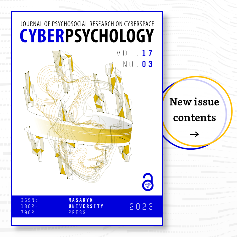 CyberPsy_jn's tweet photo. 🌻 New issue is here! 🌻

Vol. 17, No. 3 contains 10 excellent articles that examine the risks of gaming, smartphones, or social media and their potential to help cope with stress or get support. All #OpenAccess!

We hope this issue will inspire you ✨

#Cyberpsychology #NewIssue