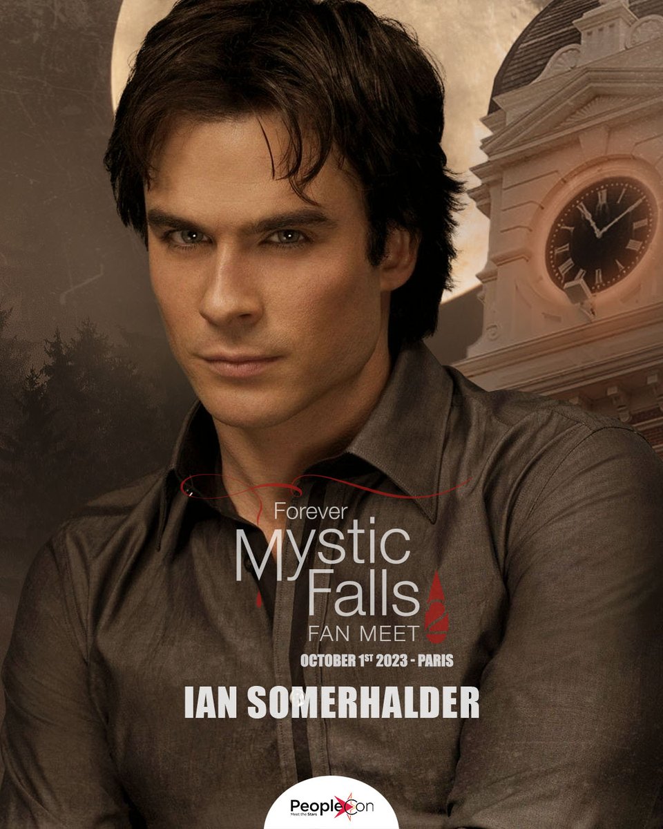 peoplecons's tweet photo. ANNONCE I RDV le 1er octobre 2023 à Paris pour la #FMFF2 avec Ian Somerhalder et Paul Wesley ✨
Ouverture billetterie ➡️ dimanche 2 juillet à 18h ! 

See you on October 1st 2023 for the #FMFF2 with Ian Somerhalder and Paul Wesley ✨
Ticketing opening ➡️ July 2nd 2023 at 6pm https://t.co/HpFMl1MhiW