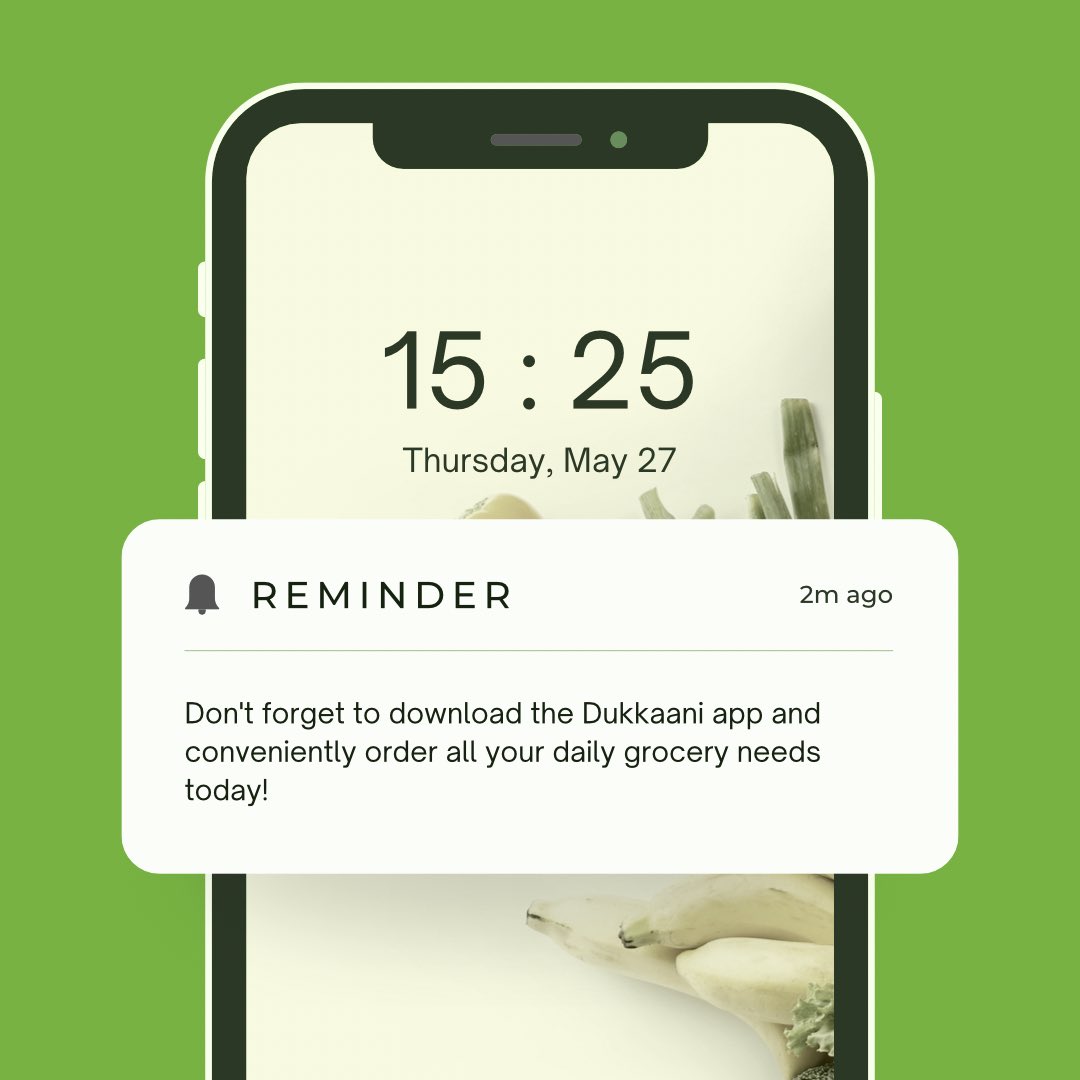 DukkaaniSS's tweet photo. Don't forget! Download the Dukkaani app now to conveniently order all your daily grocery needs. It's the smart way to shop! 📲🛒

لا تنسى ! حمل تطبيق دكانى الآن لتتمكن من طلب كل ما تحتاجه من البقالة براحة و سهولة.  إنه الطريقة الأذكى للتسوق 📱🛒 

#groceryshopping https://t.co/oZbGPLkYRc