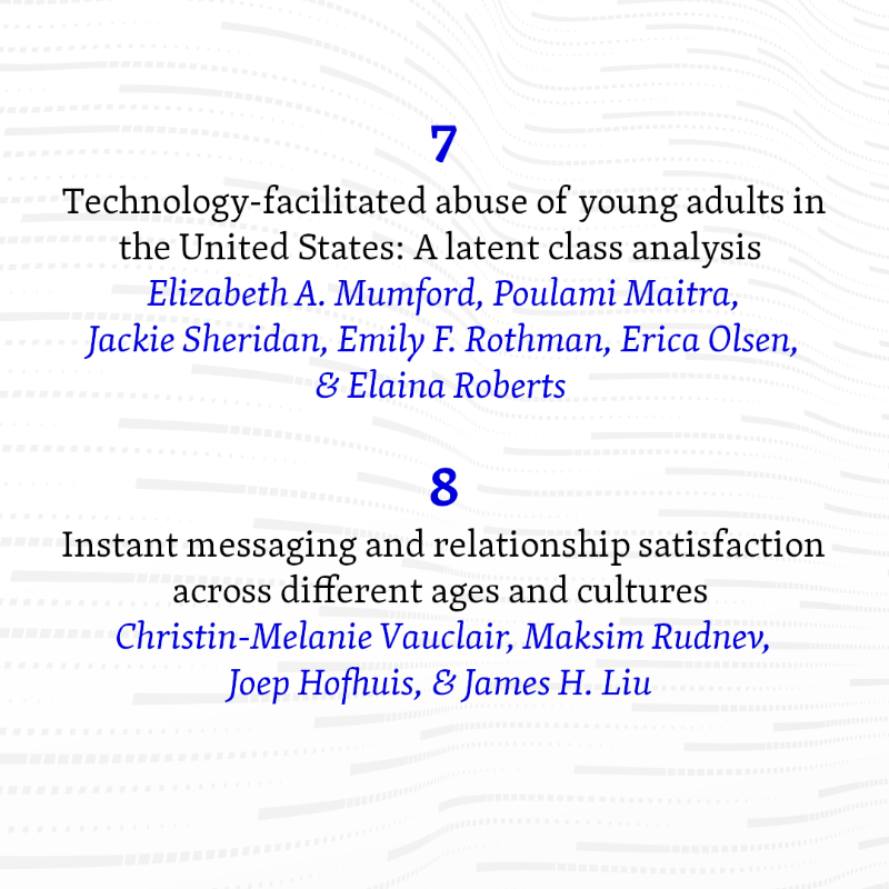 CyberPsy_jn's tweet photo. 🌻 New issue is here! 🌻

Vol. 17, No. 3 contains 10 excellent articles that examine the risks of gaming, smartphones, or social media and their potential to help cope with stress or get support. All #OpenAccess!

We hope this issue will inspire you ✨

#Cyberpsychology #NewIssue