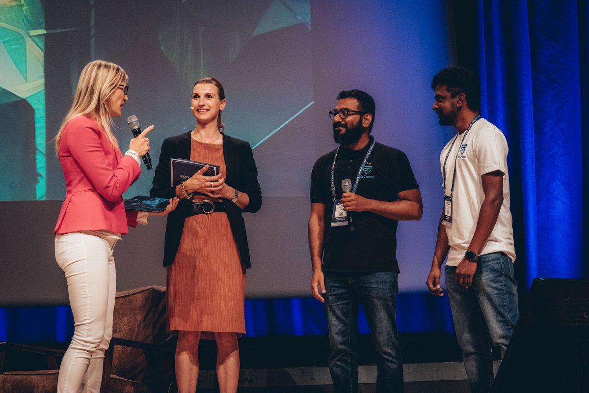 Blockchance_'s tweet image. That&apos;s it for this year&apos;s BLOCKCHANCE Awards 🤩

Thank you for closing yesterday and congratulations to the 6 winners of the evening:

🏆 @zerolabsx, @BlockBrainAI, @walt_id, Crypto Carbon Ratings Institute, @bitsCrunch, @21financeAG