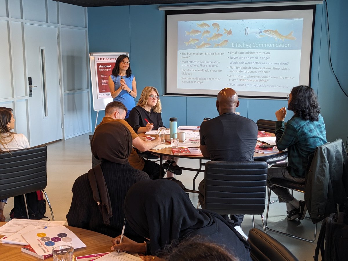 Chris Chen @EnglishHubUK is leading our first #LeadLondon session this morning. Leaders are exploring emotional intelligence and different leadership styles.