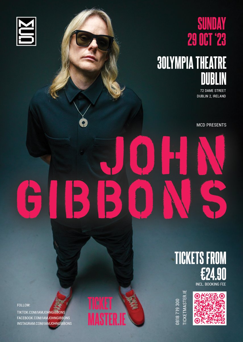 🚨 Dublin! 🇮🇪 Tickets are on sale now for <a href="/3olympiatheatre/">3Olympia Theatre</a>  from <a href="/TicketmasterIre/">Ticketmaster Ireland</a>. 👇🏻 Hurry! 🕶️
ticketmaster.ie/venueartist/19…