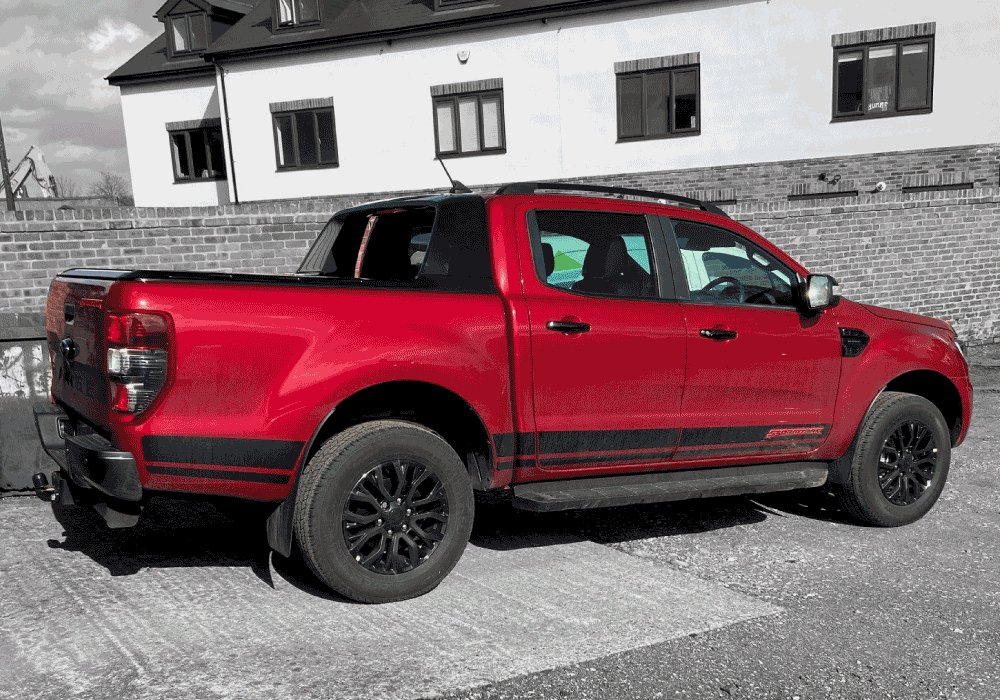 Easy Access Ford Ranger color change wrap with graphic detail. Contact us on 0161-776 0527 or enquiries@signsnw.co.uk Commercial wrapping specialists.#signsnorthwest #northwestsigns #vehiclewrapping  #colourchangewrap #fleetliverywrap #fleetwrapgraphics #fordranger #easyaccess
