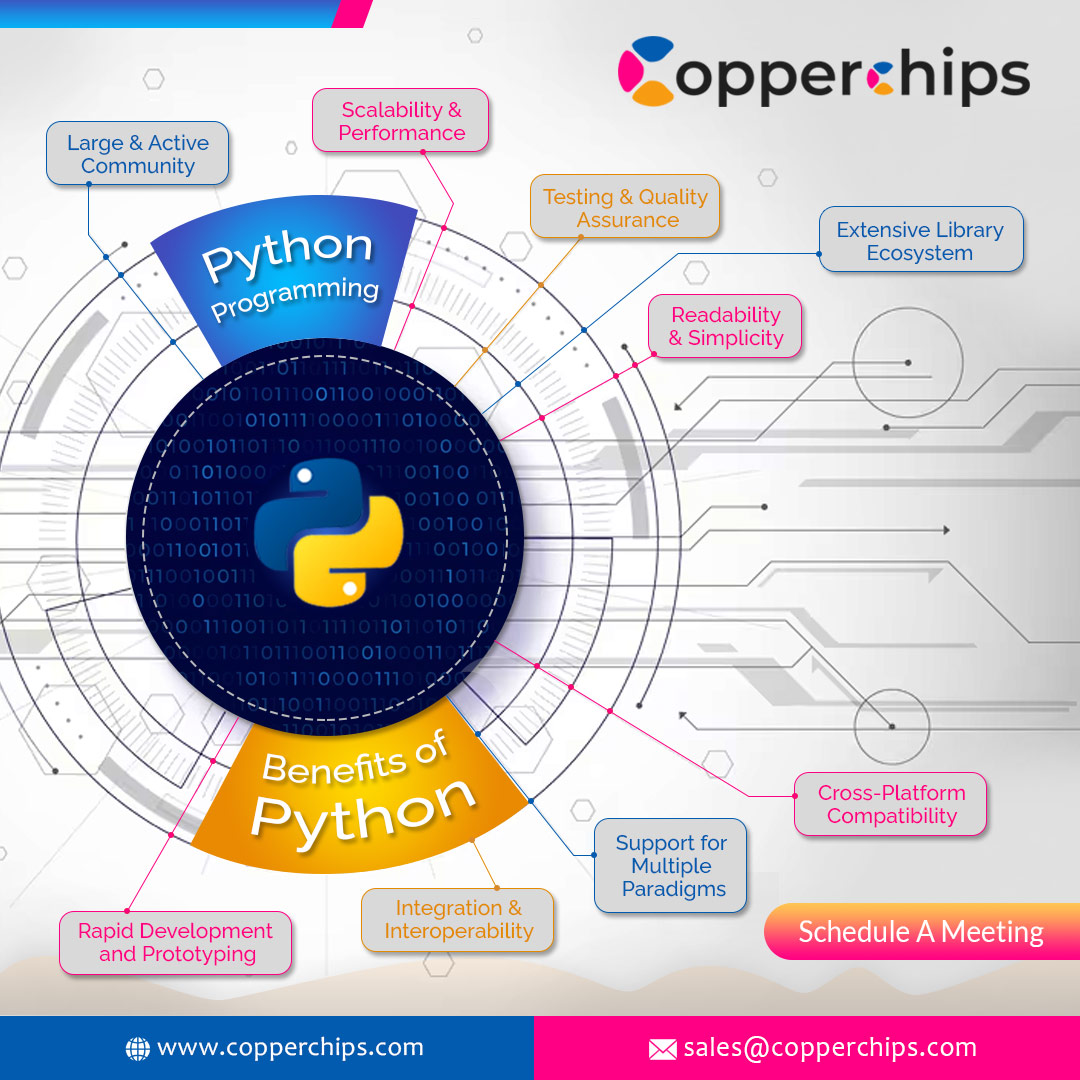 copperchips's tweet image. Choosing a company that fits your business's Python development needs was never this easy. The company that is best suited to meet your requirements will be clear to you by the end of this article, so keep reading: cutt.ly/Jwy3feGk
#pythondevelopment #pythonservices