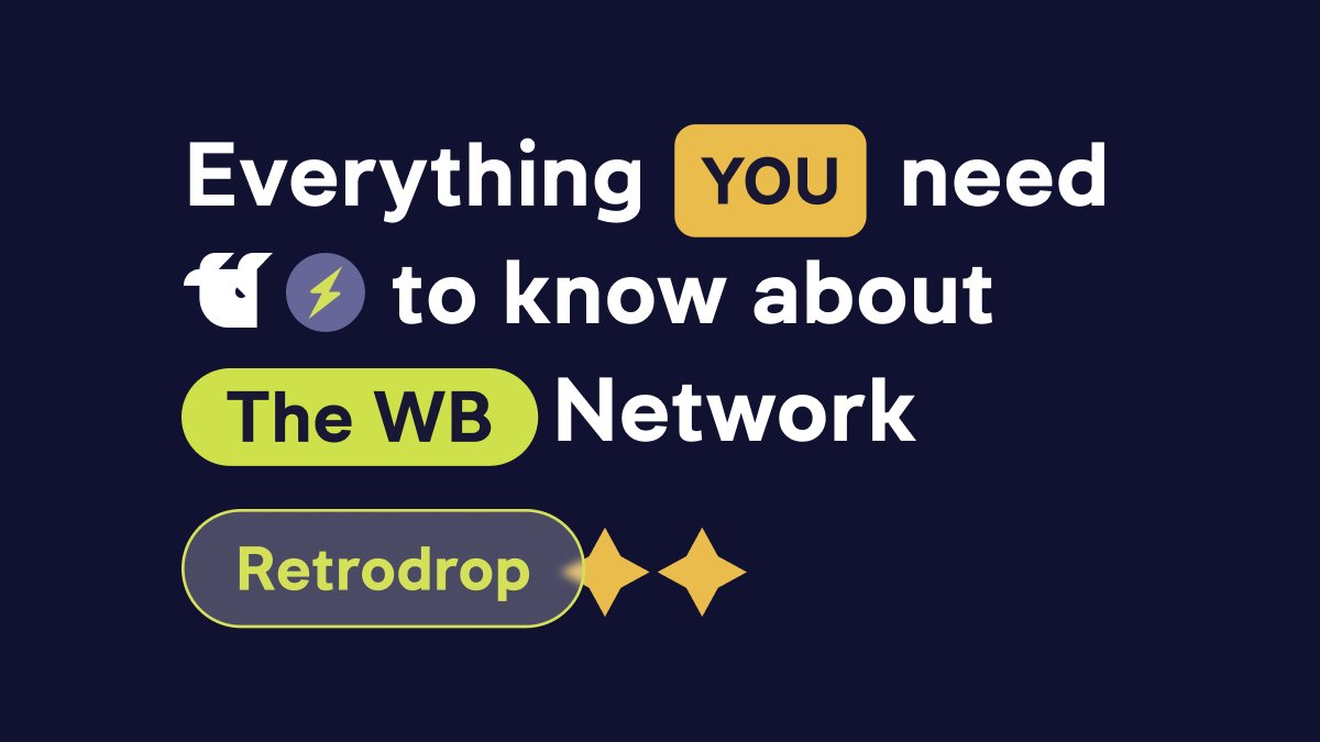 Ready, set, go 🏃

The retrodrop conditions are here! To celebrate the upcoming Mainnet release and reward active WBT fans, we allocated a portion of the WBT Ecosystem Fund for conducting the retrodrop. You had more than two months to get acquainted with our blockchain, and now
