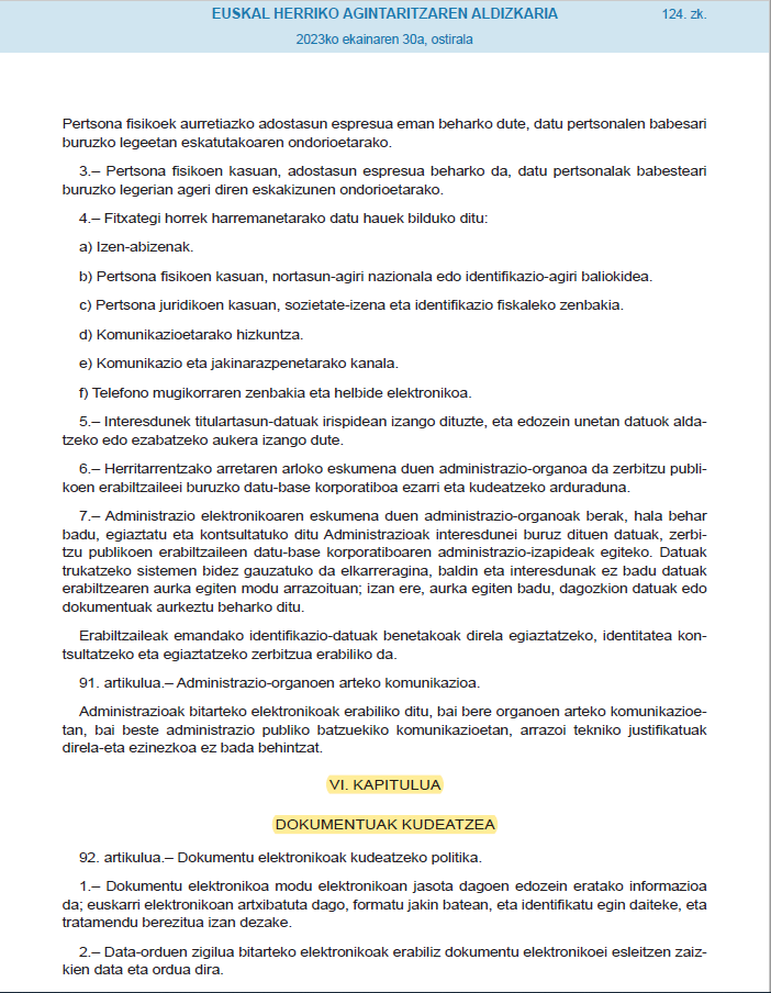 artxibo's tweet photo. Gaurko #EHAA k argitaratu du 91/2023 DEKRETUA, ekainaren 20koa, herritarrei arreta integral eta multikanala ematekoa eta zerbitzu publikoak bitarteko elektronikoz irispidean izatekoa. Bertan, #dokumentukudeaketa arautzen dira. #Espedienteelektronikoa
#ArtxiboElektronikoBakarra https://t.co/a0CdAVFuoX