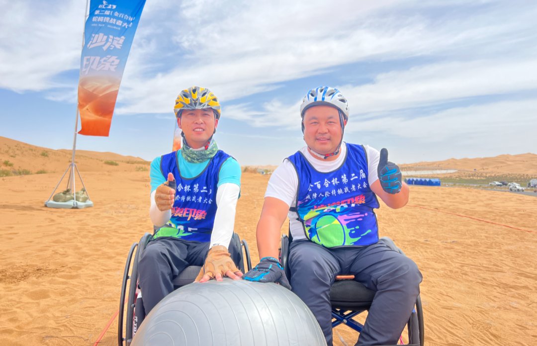 AmazingAlshaa's tweet photo. The 2nd #Desert Impressions Wheelchair #Challenge concluded on June 28 in #Alshaa, with 137 athletes from 17 provinces challenging themselves and even exceeding their own records and expectations. Alshaa has become the permanent host of the wheelchair challenge. #AlshaaUpdates https://t.co/HXOgjrWn0T