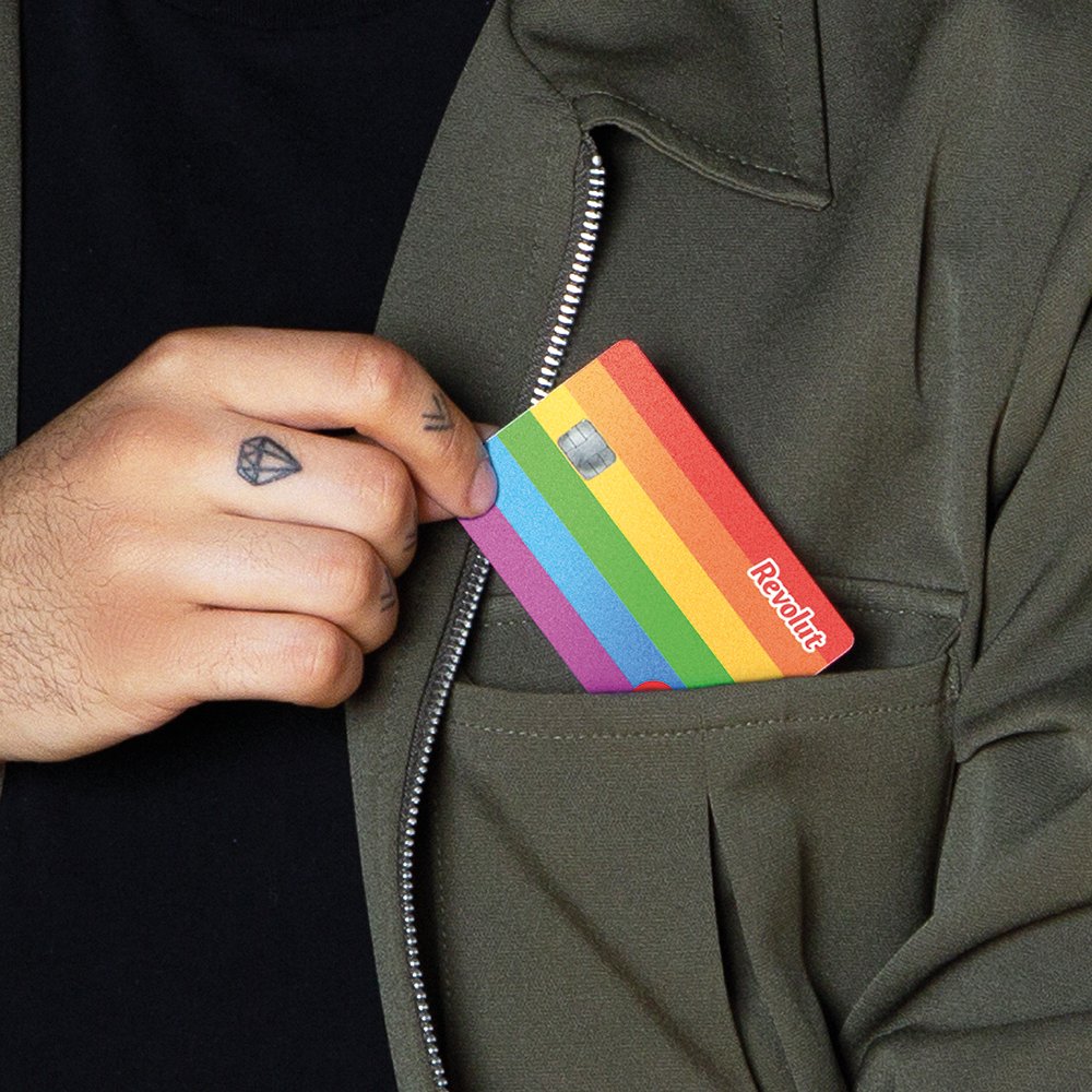 ILGAEurope's tweet photo. We're partnering with @RevolutApp for #Pride2023! Donate to ILGA-Europe to get your own rainbow card. For every card ordered until the end of July 2023, Revolut will donate £1 to ILGA-Europe, up to £10,000. #PayWithPride
https://t.co/nC7dCuvXmq https://t.co/XMnYfRLcCR