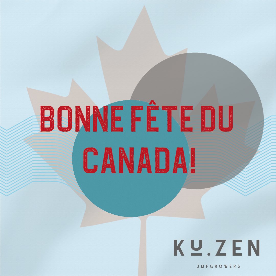 Happy Canada Day to all Canadians!

All the Ku.zen team wishes you a beautiful Canada Day et a nice long weekend!

Take good care of you!

We will not be operational today. All orders placed today will be completed as soon as we return on Monday!