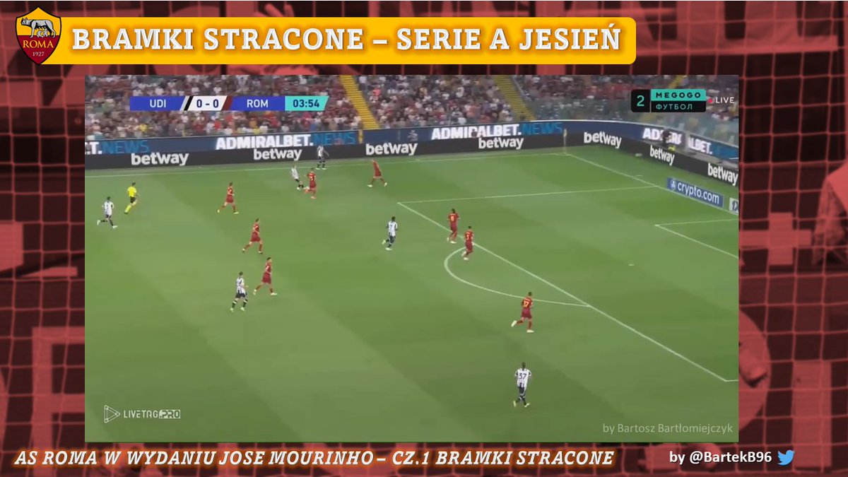 ✅Część 1 rocznej analizy AS Romy w wykonaniu Jose Mourinho w sezonie 22/23 ‼️ Znajdziecie w niej zachowania w fazie bronienia Giallorossi ⚔️+ bramki stracone❌

Aby otrzymać materiał🎞️
❤️Polub
🔁Podaj dalej
💬Podaj maila lub napisz priv

Na koniec będę wdzięczny za feedback🔥