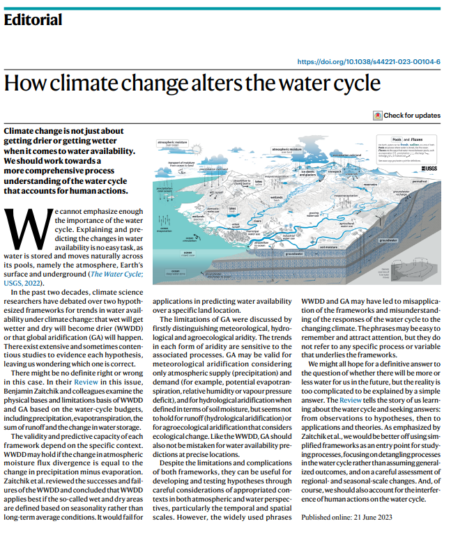 Check out our latest editorial nature.com/articles/s4422…, courtesy of our associate editor Yanhua Chen, highlighting the content of the review by @BenZaitchik and colleagues rdcu.be/dfJ2L