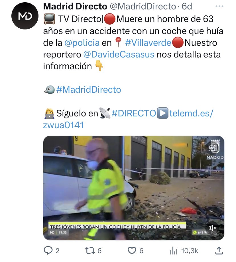 Hace una semana, en España unos ladrones asesinaron a un hombre inocente mientras huían de la policía. En Francia podría haber pasado lo mismo pero gracias a Dios un policía lo evitó disparando al conductor.

Pues ahora para la opinión pública el malo es el policía.