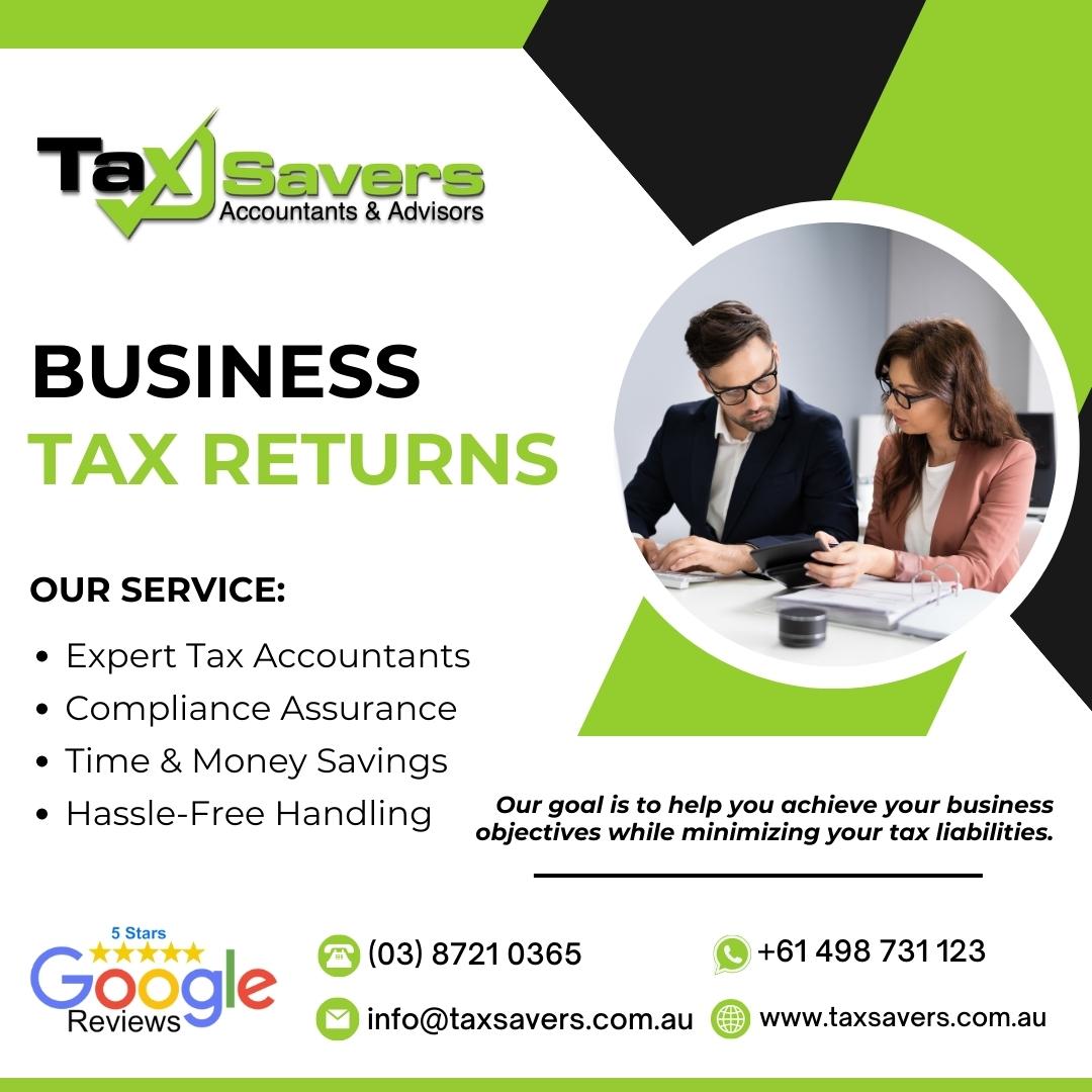 Our goal is to help you achieve your business objectives while minimizing your tax liabilities.

#TaxSavers #MaximizeRefunds #TaxStress #TaxHassleFree #TaxBurden #TaxAdvice #TaxServices #FinancialWellBeing #TaxSavingsTips #StressFreeTaxSeason #TaxSeason2023 #BookNow #taxsavers