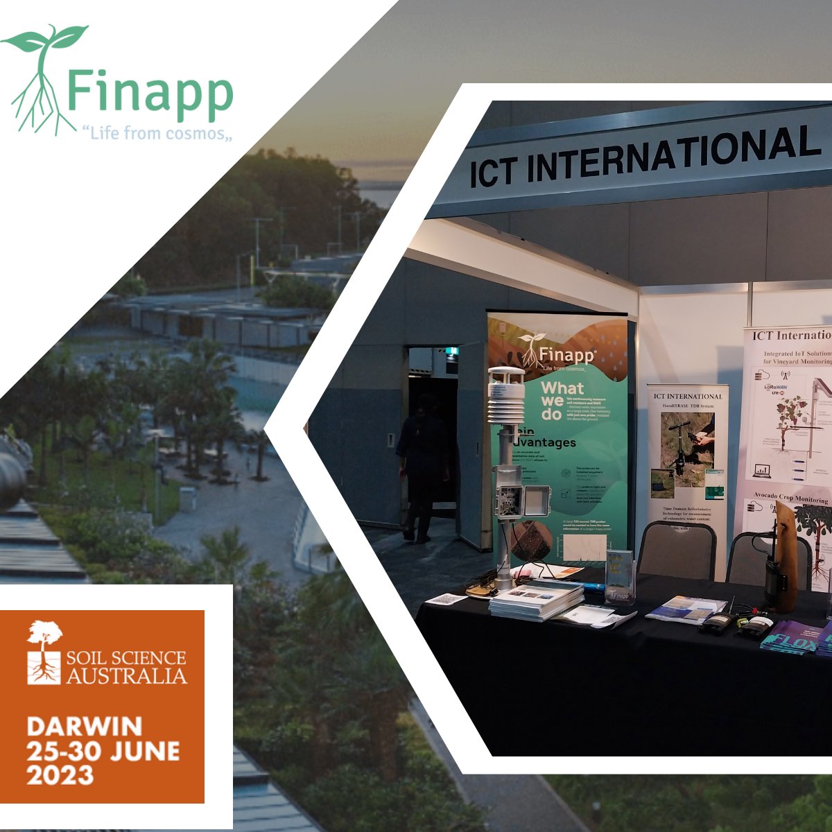 Finapptech's tweet photo. #Finapp is proud to have been part of the #Darwin @SoilScienceAust National Conference with the Australian partner ICT international.
Discover finapp's non-contact probe and IoT connectivity, for large-scale and deep measurements of soil moisture
#soilmoisture #australia https://t.co/SpKGvglQGL