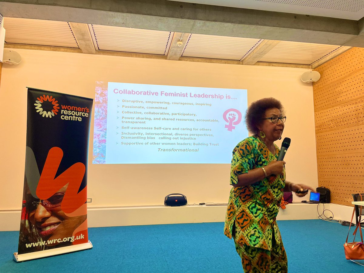 Inspirational speech from Esuantsiwa Goldsmith about collaborative feminist leadership, reminding women that “we are from a proud and long line of women activists,” celebrating an intergenerational & ongoing women’s liberation movement. #Collaborate4Change