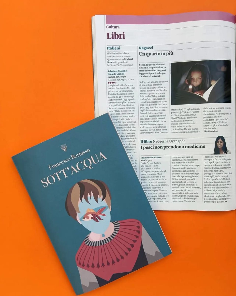 Sott'acqua (Giulio Perrone editore è su Internazionale e lo recensisce Nadeesha Uyangoda. 
Tra le altre cose, scrive:
"Un libro sulla perdita, sul dolore che, vissuto da bambino, porta al desiderio di alienazione dalla realtà."