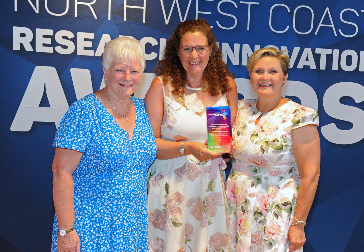We’re delighted that our brill Research Team have been awarded Primary Care Research Team of the Year at the North West Coast Research &amp; Innovation Awards 2023!

The team received the award for making research opportunities available to the community.

#NWCAwards #ProudtobeLMP