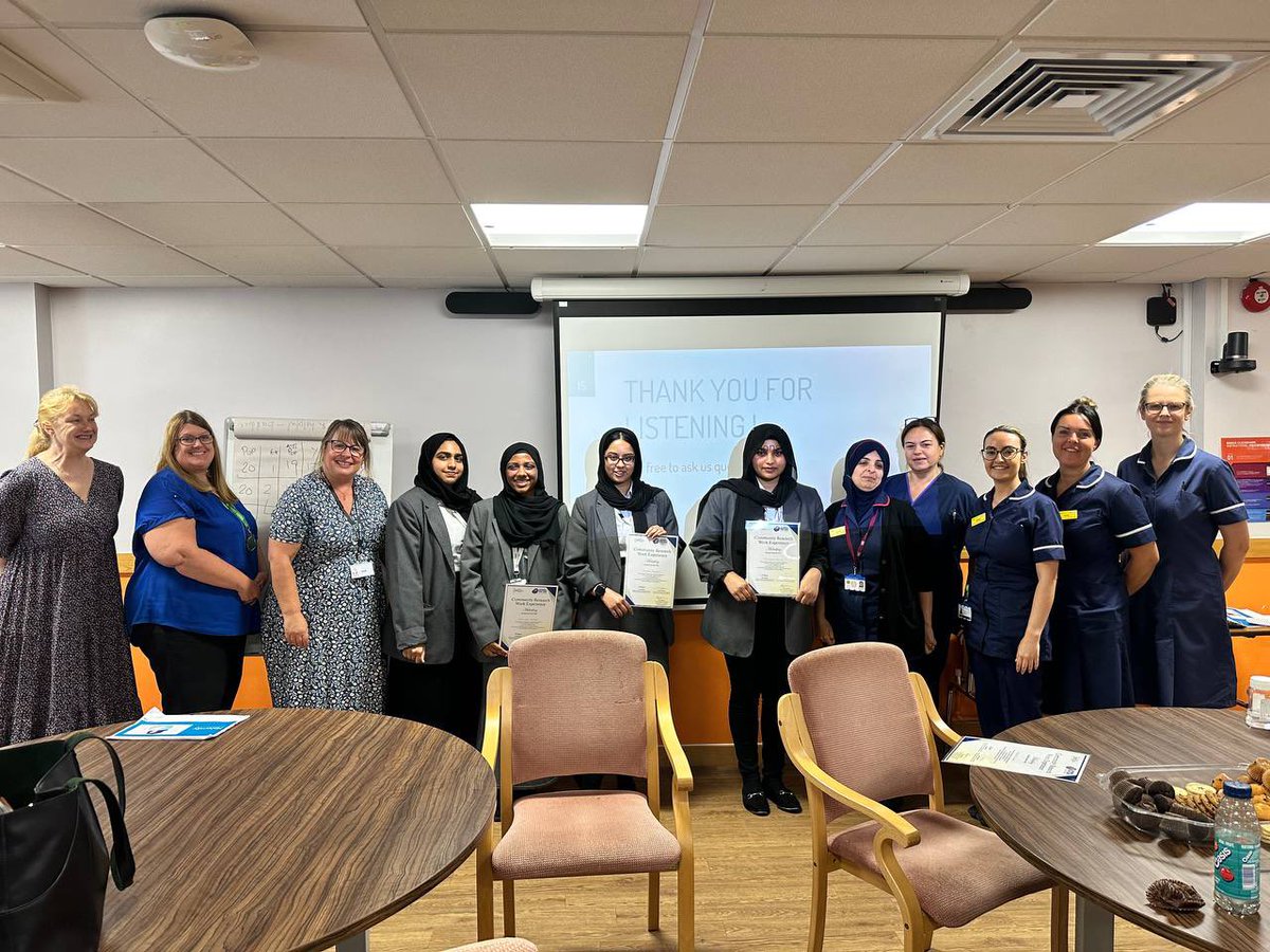 What a wonderful celebration of young women who completed their Community Research Work experience with <a href="/SWBHnhs/">SWB NHS Trust</a>. From the students to the midwives to the parents who were interviewed, everyone learned so much! <a href="/ClareCheatham/">Clare Cheatham</a> <a href="/SWBH_Maternity/">SWBH Maternity</a> @MuflihiAfrah <a href="/AUEA_UTC/">AUEA</a> <a href="/aston_carly/">Carly Aston-Mead</a>