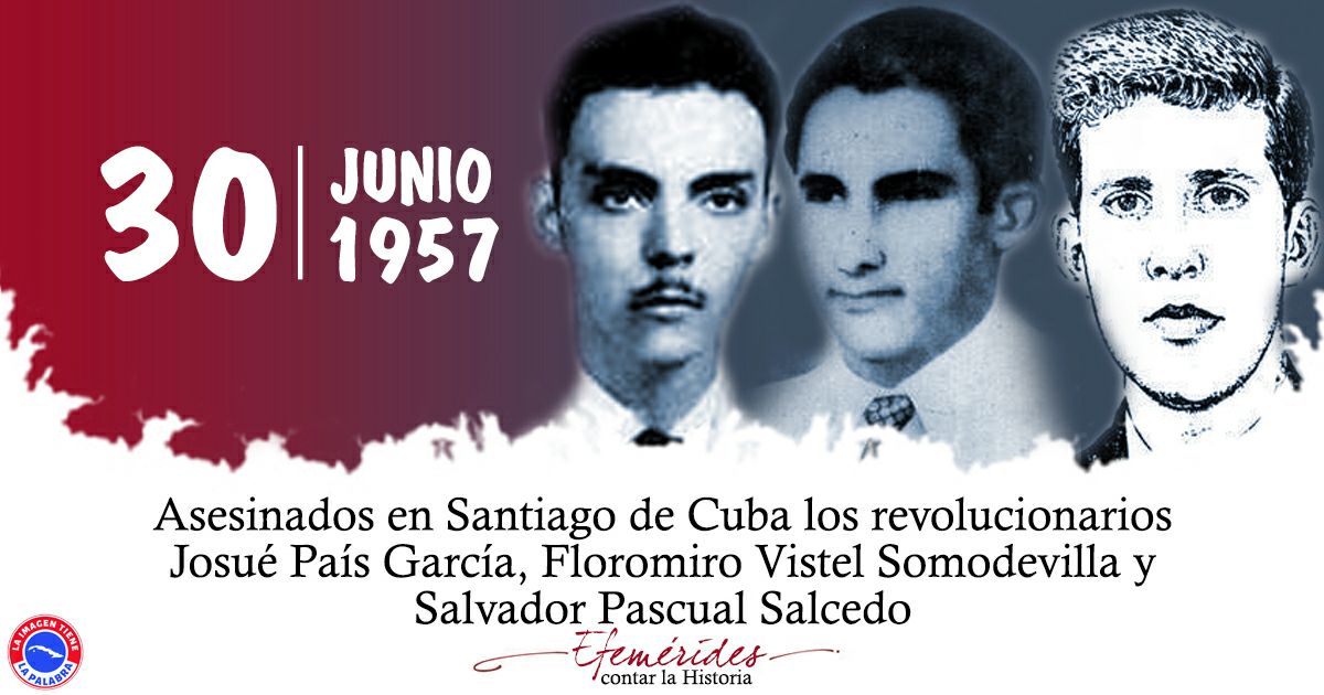 Ellos intentaban boicotear mitin de políticos al servicio de Batista, al ser emboscados por los esbirros , fueron asesinados. Otra huella imborrable en el Pueblo Cubano. #CubaViveEnSuHistoria