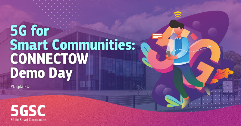 connectivityEU's tweet photo. 🔴Don't miss out on today's #5GSC demo day with @VilledeWavre &amp; @citymesh!

Soon to come: the presentation of the #CONNECTOW project #5G use cases👇