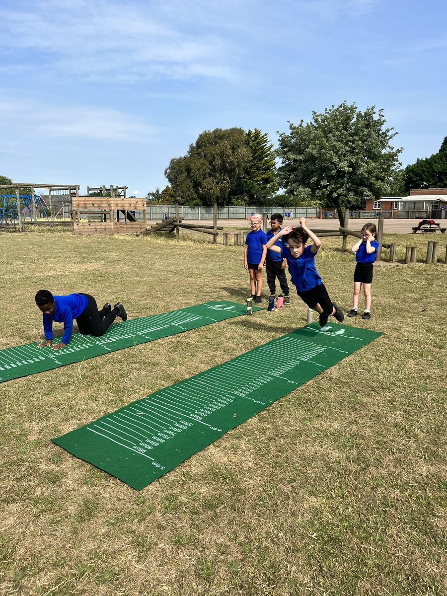 A lovely morning in PE practising for our sports day! The long jump picture has to be a favourite 🤩 @CliffLanePri #everyopportunity