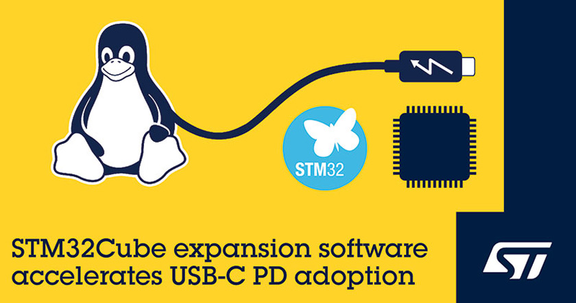 ElettronicaMer2's tweet image. #STMicroelectronics ha aggiunto una libreria UCSI (connector system interface) USB Type-C all'ecosistema software #STM32Cube per MCU #STM32 al fine di accelerare lo sviluppo di applicazioni PD (Power Delivery) USB-C. bit.ly/3CTSUpz