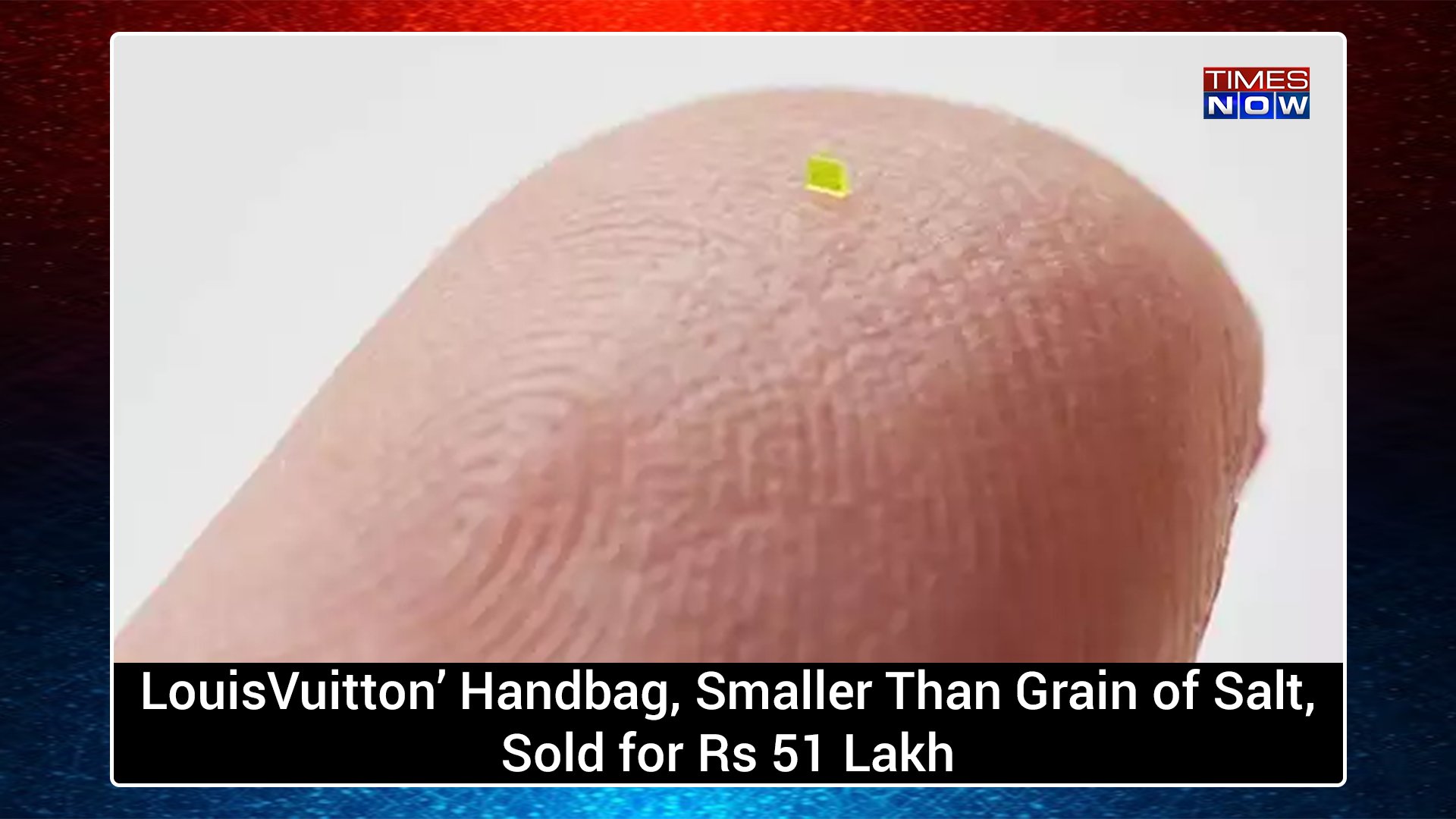 MSCHF microscopic bag 'smaller than grain of salt' sells for