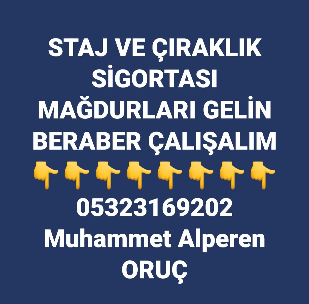 Buz Kademeli değiliz. Biz kıdemli mağdurlarız. Biz Staj ve Çıraklık sigortası mağdurlarıyız. 
👇👇👇👇👇👇👇👇👇👇 
Önce Staj ve Çıraklık.
@RTErdogan
@dbdevletbahceli
@ErbakanFatih
@Desticikurumsal
@OnderAksakal
@DrSinanOgan

#StajVeÇırakİyiBayramlarDiliyor