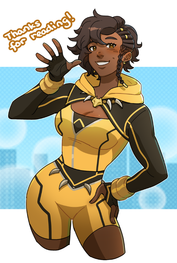 astrovvitch_'s tweet photo. vixen: nyc released its afterword! it was my first time working on a big production and seriously learned so much alongside the amazing team behind it!  

gonna miss working with y'all 🥹

[ link to afterword ] https://t.co/Ltse7LqhBf… 

#VixenNYC #WEBTOON #DC https://t.co/w5ZAsvHn8t