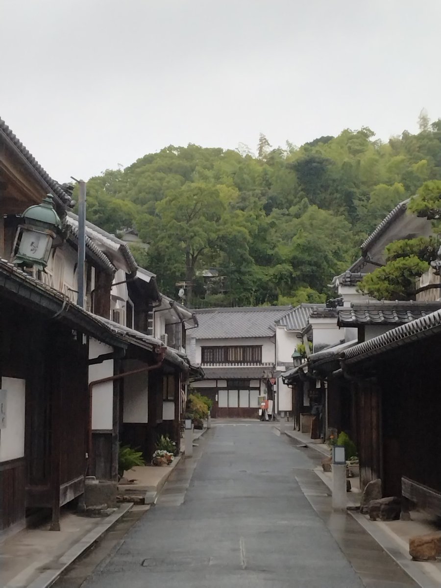 倉敷市東町の通り🌧️