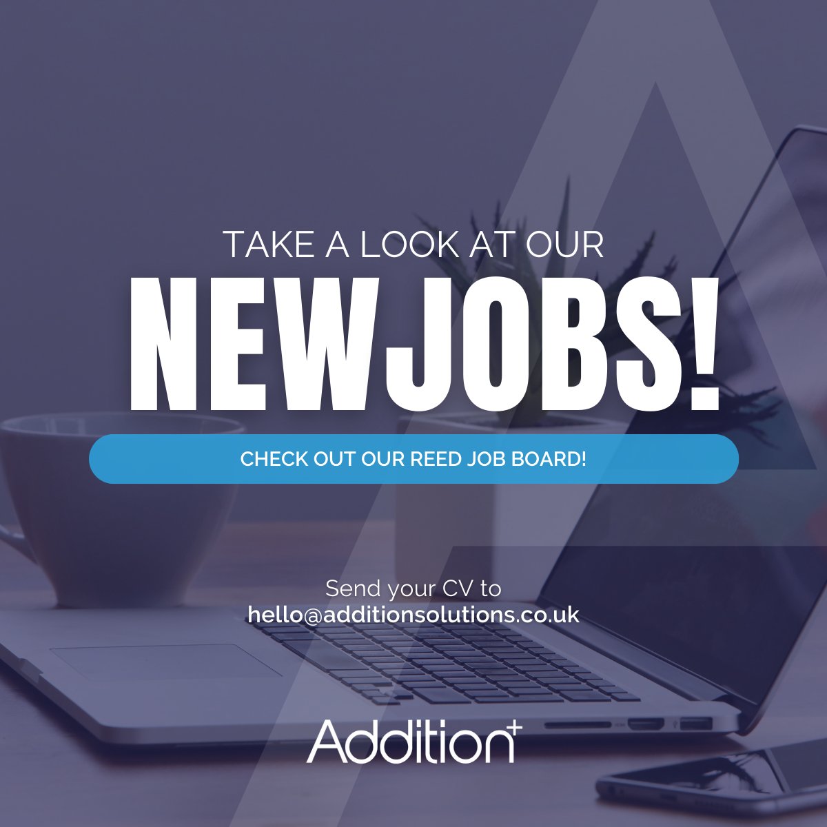 Another Week Almost Over!🥳

We have even more new roles available and one of them could be the role for you!👀

Check out our Reed job board!

Reed: reed.co.uk/jobs/addition-…

#Addition #NewRoles #Reed #JobBoard #Hiring #Recruitment #Tech #TechRecruitment