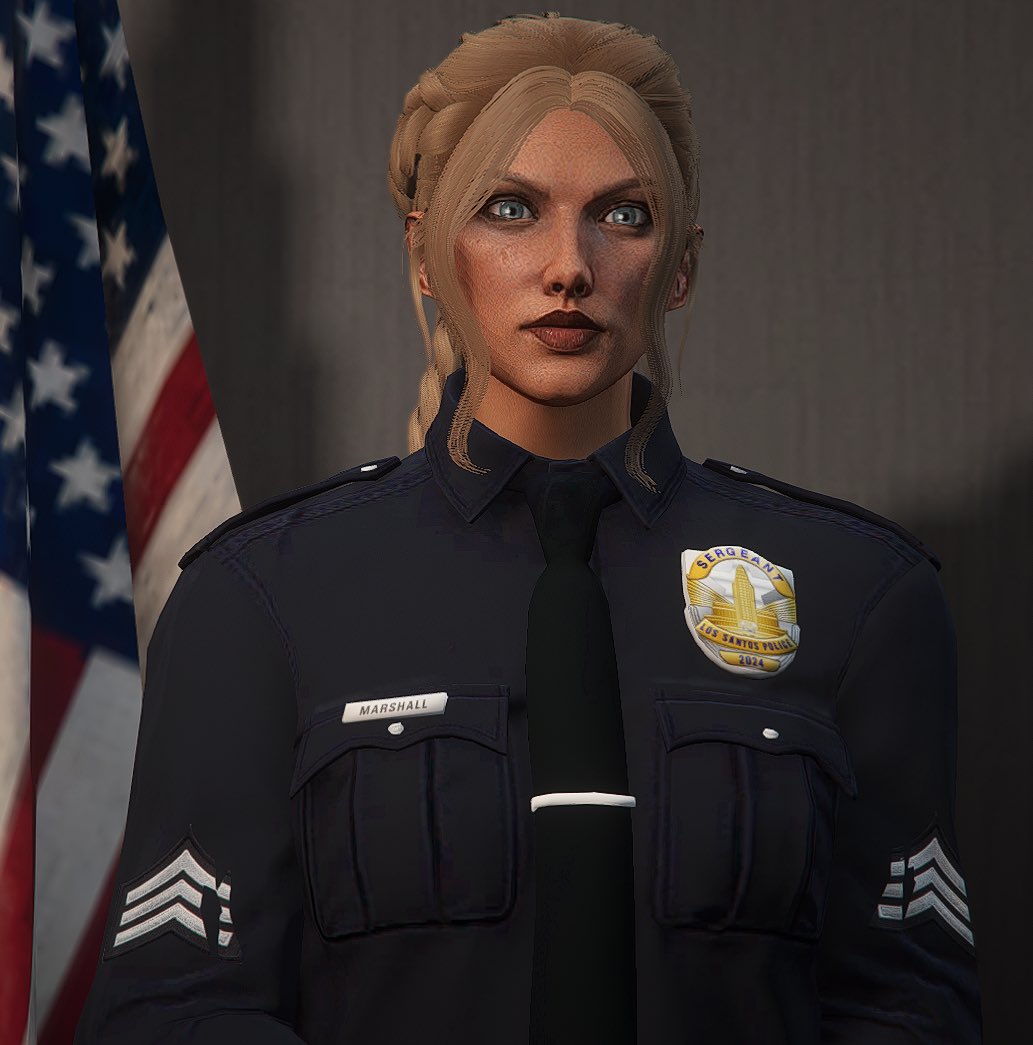 SAPDHoodStar's tweet photo. Buenas días Los Santos, desde el Comisionado del LSPD nos enorgullece anunciar el reciente ascenso de nuestra nueva Sargento II Kylie Evans de la comisaría de Mission Row

¡Enhorabuena Sargento!

#LSPD #ObeyAndSurvive https://t.co/jhZSW3y2t3