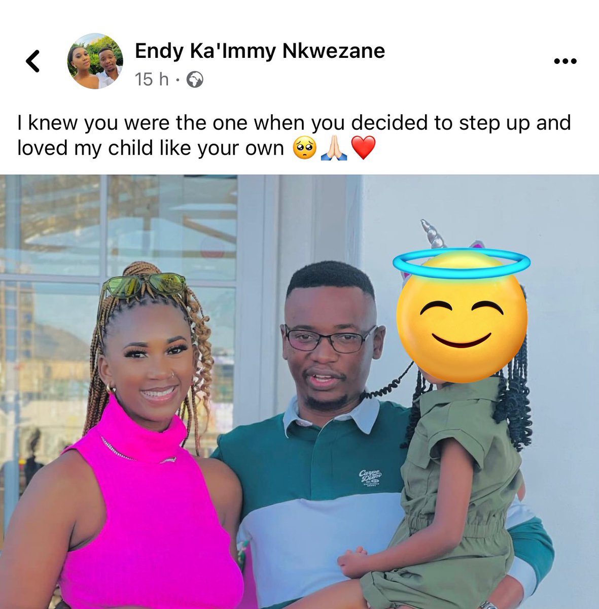 AdvoBarryRoux's tweet photo. Love is beautiful thing. He is not a stepfather, he is a father that stepped up. Murdah Bongz 1.0 👏🏾 👏🏾 https://t.co/7yZes7I8Hz