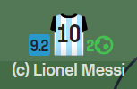 Meanwhile Messi in a World Cup Final...