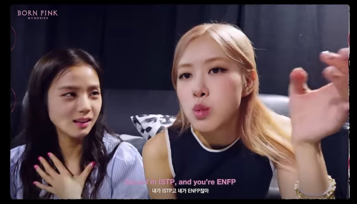 Jisoo MBTI ➡️ ISTP (Introvert)
Rosé MBTI ➡️ENFP(Extrovert)
#BLACKPINK_BORNPINK 
#BLACKPINKxVerdyinLondon