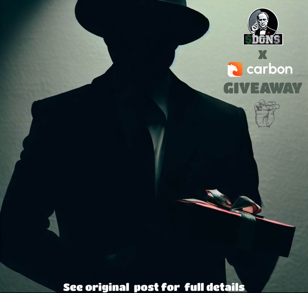 To celebrate our partnership with Carbon Browser. 
We are hosting a giveaway 🎉

🏆 10 Winners
💵 25 USD each in $DONS

- Follow <a href="/TheDonsCoin/">The DONS</a> &amp; <a href="/trycarbonio/">Carbon Browser</a>
- Like &amp; RT this post
- Comment $DONS , #Carbonbrowser and tag 2 friends

Competition ends 15/07 🗓️

Good luck everyone 🍀