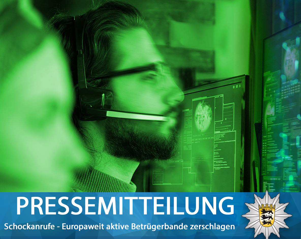 LkaBaWue's tweet photo. Gemeinsame Pressemitteilung der Staatsanwaltschaft Karlsruhe - Zweigstelle Pforzheim - und des @LkaBaWue 
#Schockanrufe: #Betrügerbande zerschlagen, über 70 Personen festgenommen.
Hier geht es direkt zur #Pressemitteilung: https://t.co/8l3nMvbtqe
@lkabawue https://t.co/tHtvBDS9ba