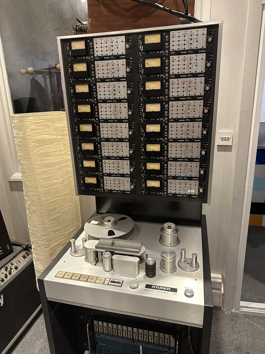 marcsilk's tweet image. Recording Machine Beast Of The Week
#studer #A80 #multitrack