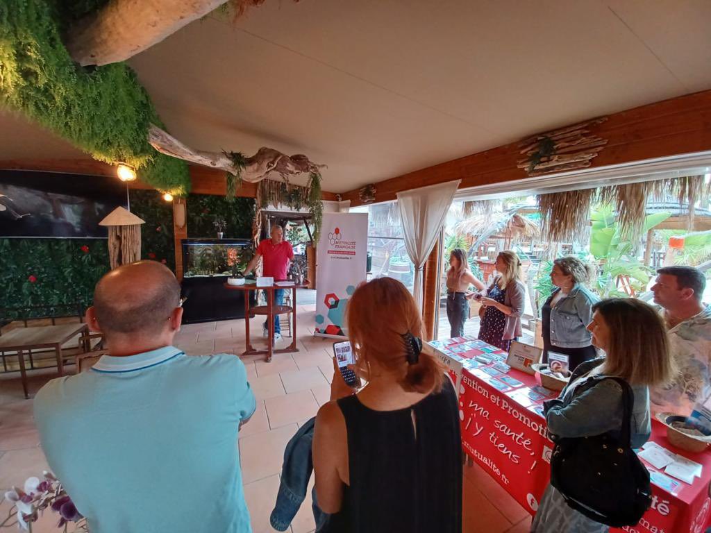 22ème Campagne prévention des conduites à risques en milieu festif. présence des partenaires asso et instititionnels Barbara Prot Ville de Nice, Bruno Blasi groupe SOS Pascale Pugliese du Corevih Paca Est, et surtout un grand merci aux salariés de la mutualité 06 <a href="/MutualiteSud/">Mutualité Française Sud</a>