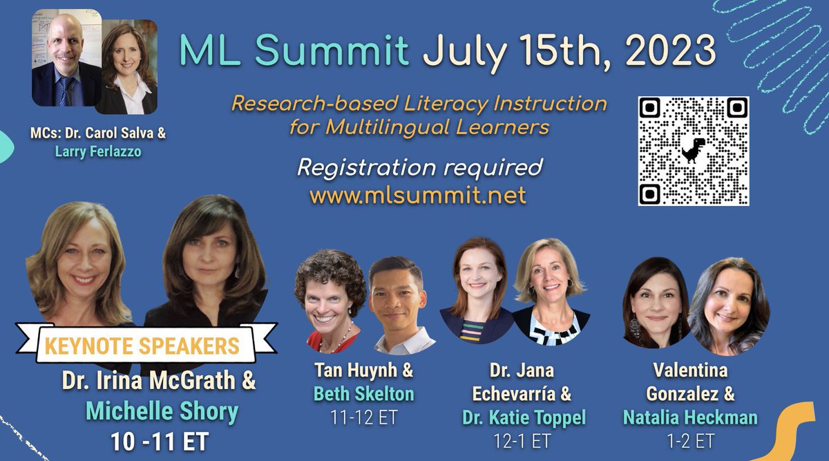 MLSummit1's tweet photo. #MLSummit registration 
is now open!  📣
Find all 4 registration links at https://t.co/YqZfAUUbLs. 📲 💻
As always, the sessions will be available in replay. But you don't want to miss your chance to see these great collaborations present live!  
See you on July 15! 🗓️ https://t.co/oOlchMzjcU