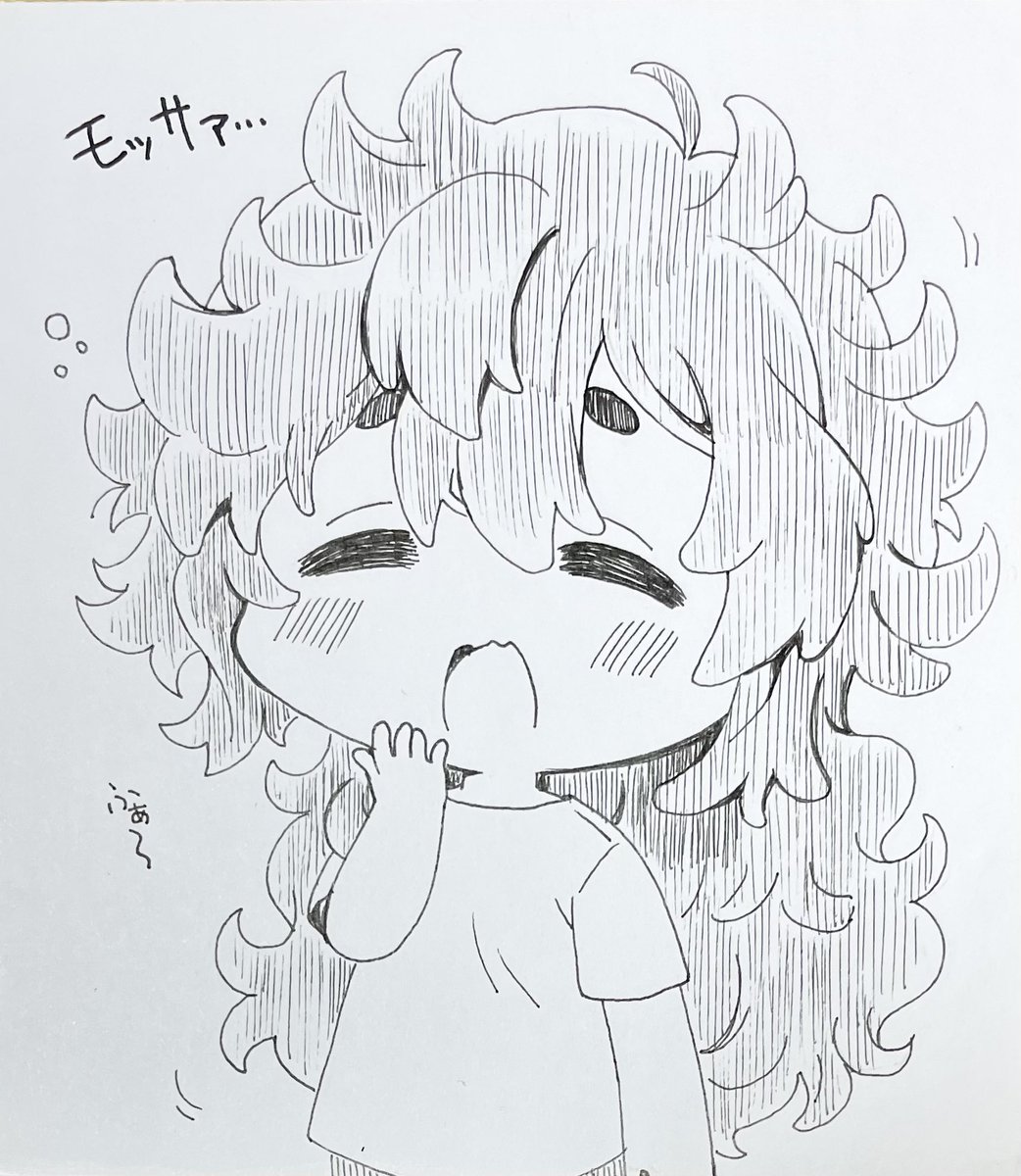 今日のアナログイラスト225日目はモサモサスレッタです。
スレッタにも寝起きの髪の毛爆発して欲しくて……💥
#水星の魔女
#スレッタ 