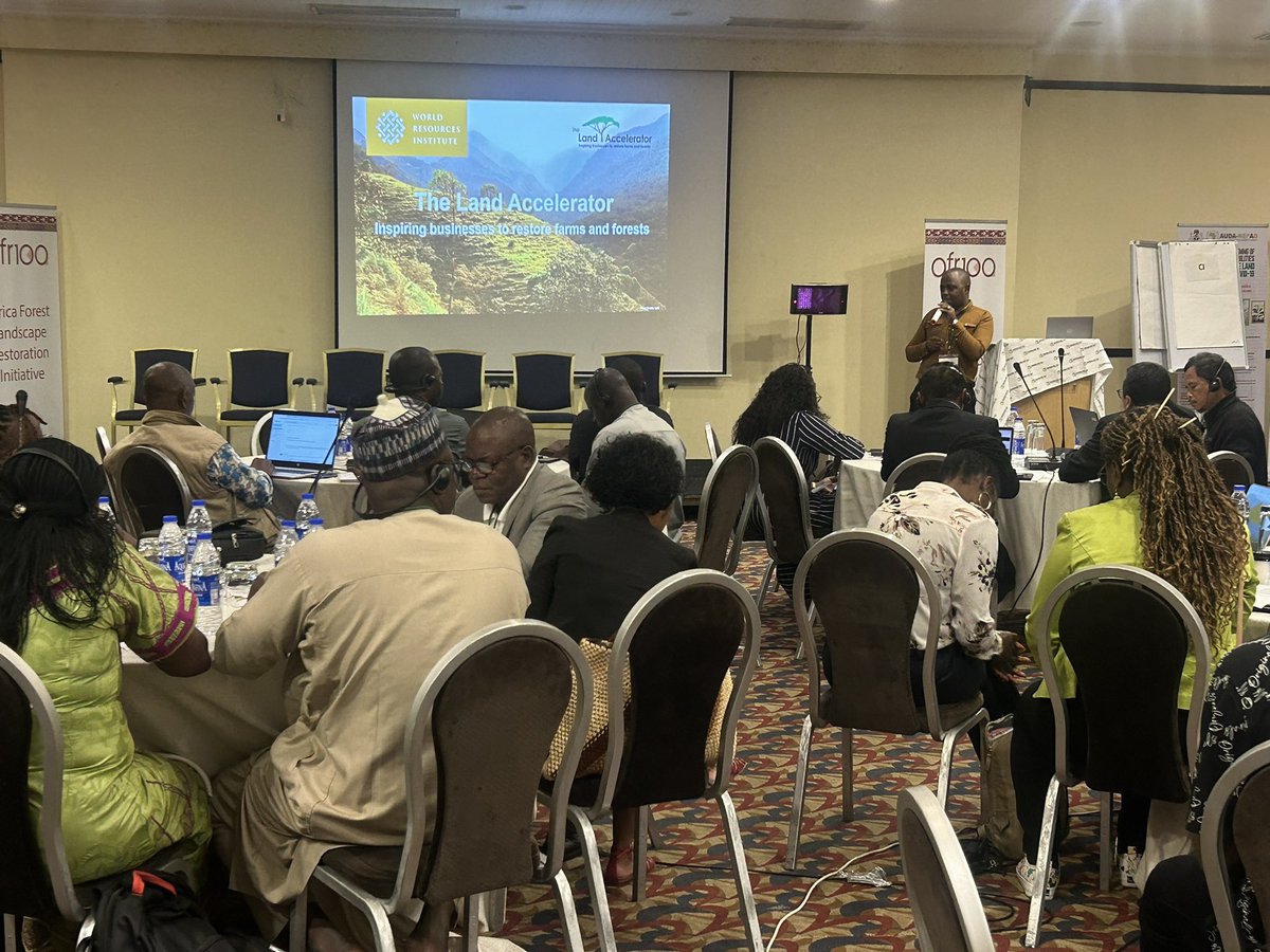 In an insightful panel, restoration entrepreneurs explained about their business journey and advocated for more SMEs in the #AFR100 network of partners! Thanks <a href="/Samjim55924986/">Samuel Kabiru</a> for moderating the session!