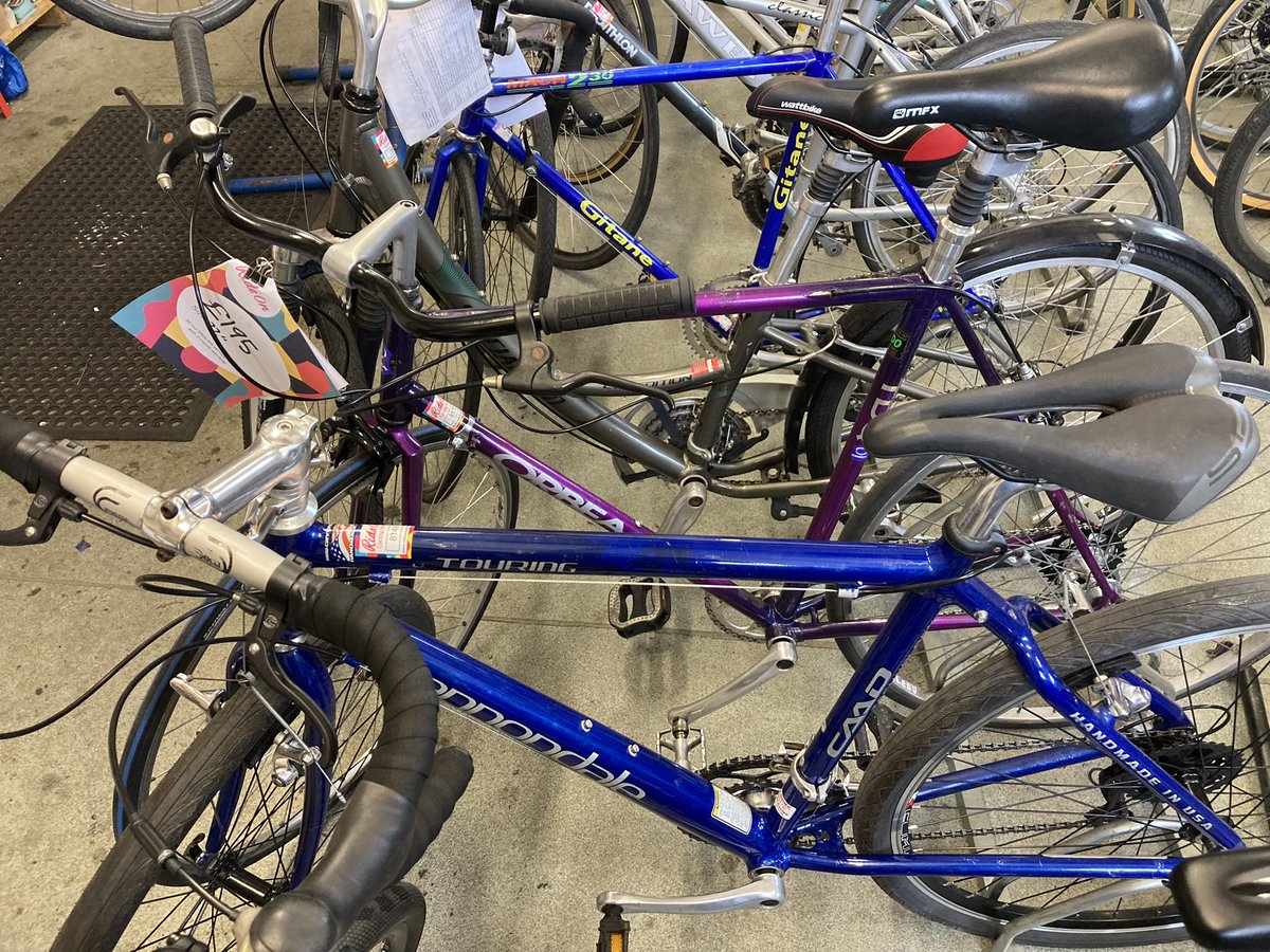 Our adult bike stock is the best it has been for quite some time. Thanks to your generous donations we've got bikes from Specialized, Orbea, Orange, Kona, Raleigh, Carrera, Dawes etc etc
If you're looking for a refurbished bike, pop in and have a look at our stock.
#cyclingforall